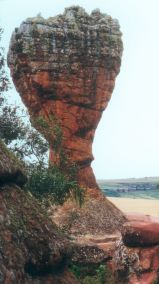 Sandsteinformationen im Naturpark Vila Velha (PR)