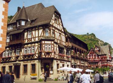 Der Marktplatz von Bacharach