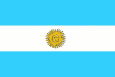 Die Flagge Argentiniens