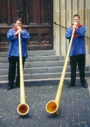 Alphörner im Jahr 1997