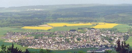 Blick vom Hochsteinchen auf Rheinböllen